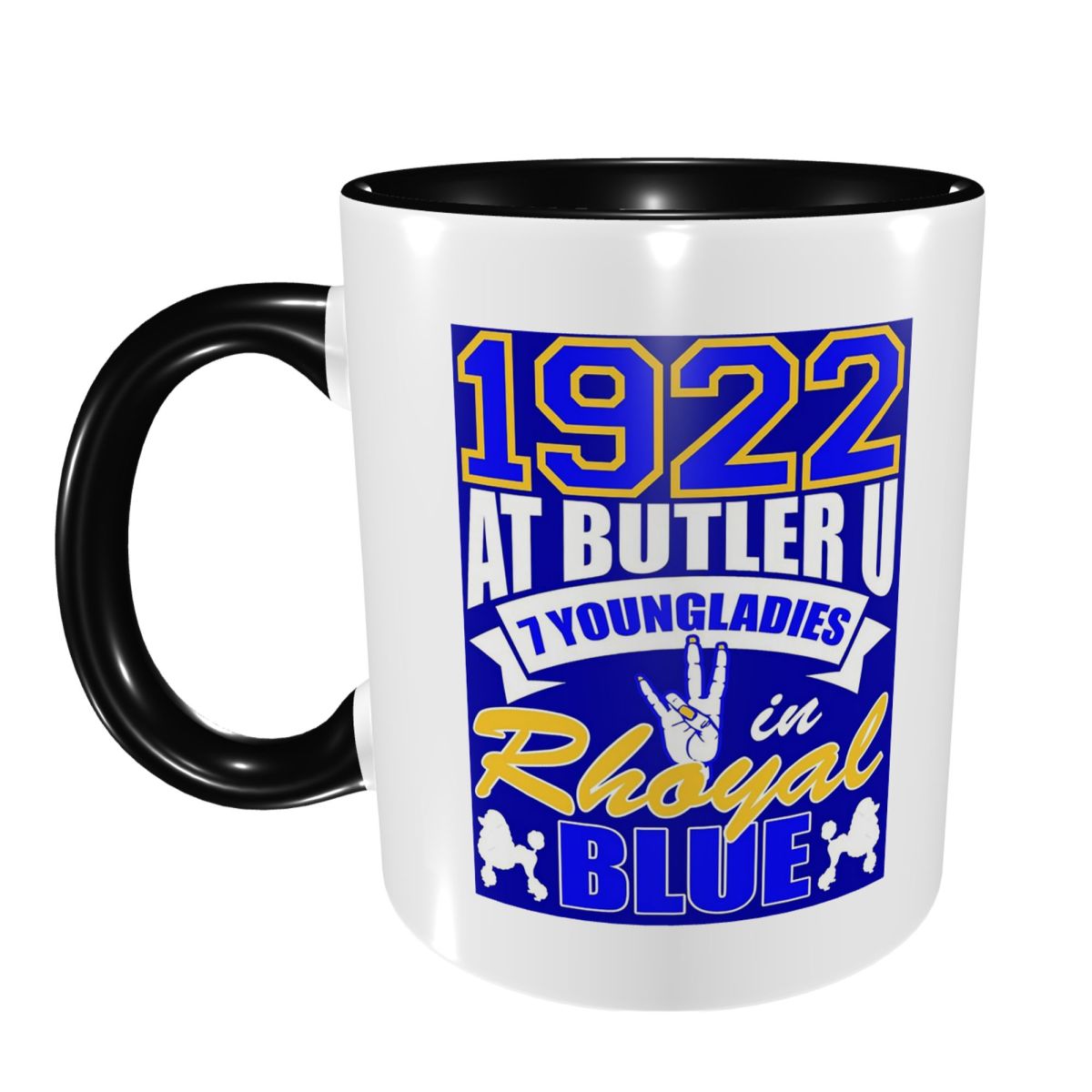 Coffee Tea Menu - Caneca Engraçada de Cerâmica Sigma Gamma