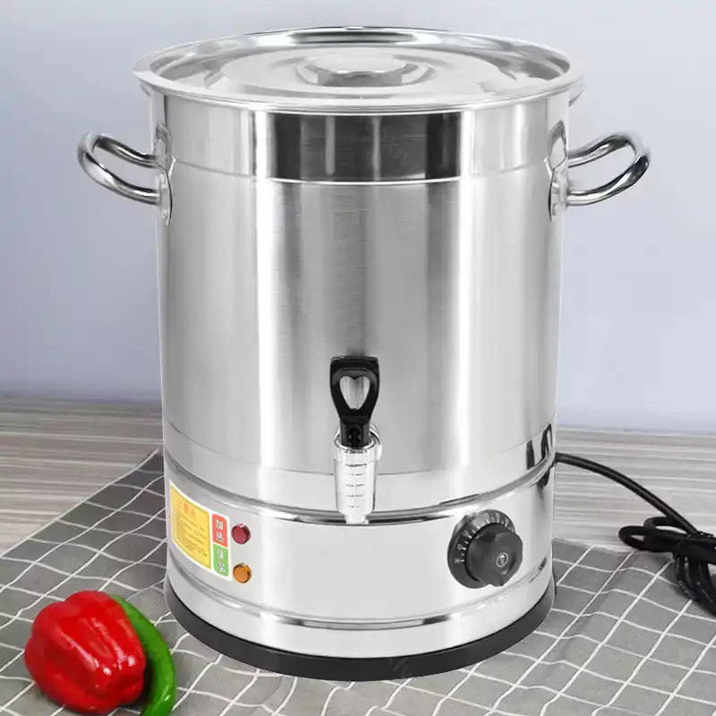 Coffee Tea Urn - Chaleira Elétrica Comercial de Aço Inoxidável