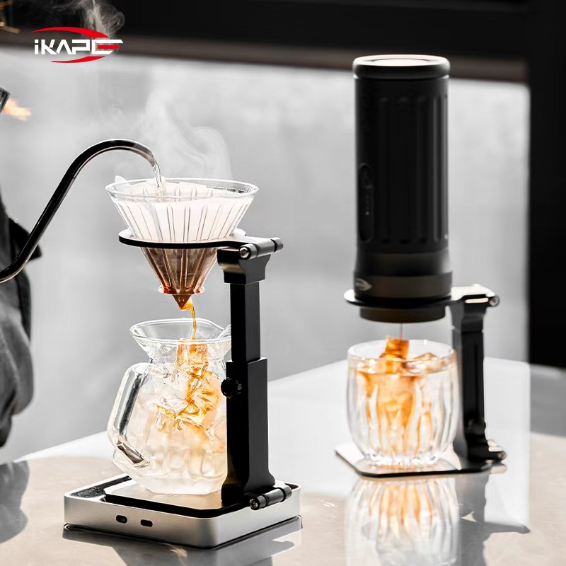 Aeropress Coffee Maker - Suporte Portátil IKAPE, para Filtros Hario/Máquinas