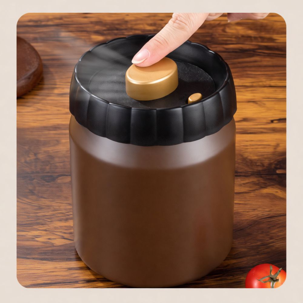 Coffee Tea Containers - Recipiente Hermético para Armazenamento de Grãos