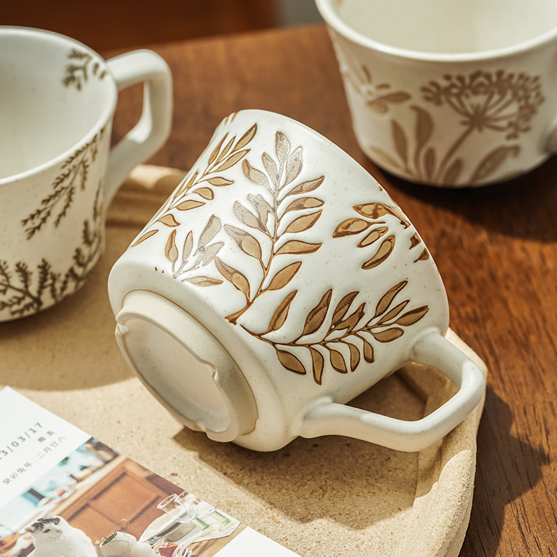 Coffee Tea For Plants - Caneca de Cerâmica Criativa Pintada à