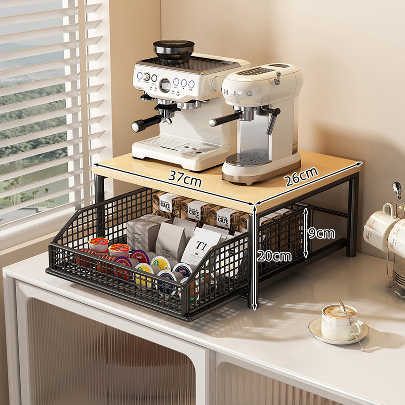 Coffee Tea Drawer Organizer - Organizador de Gaveta Deslizante para Máquina