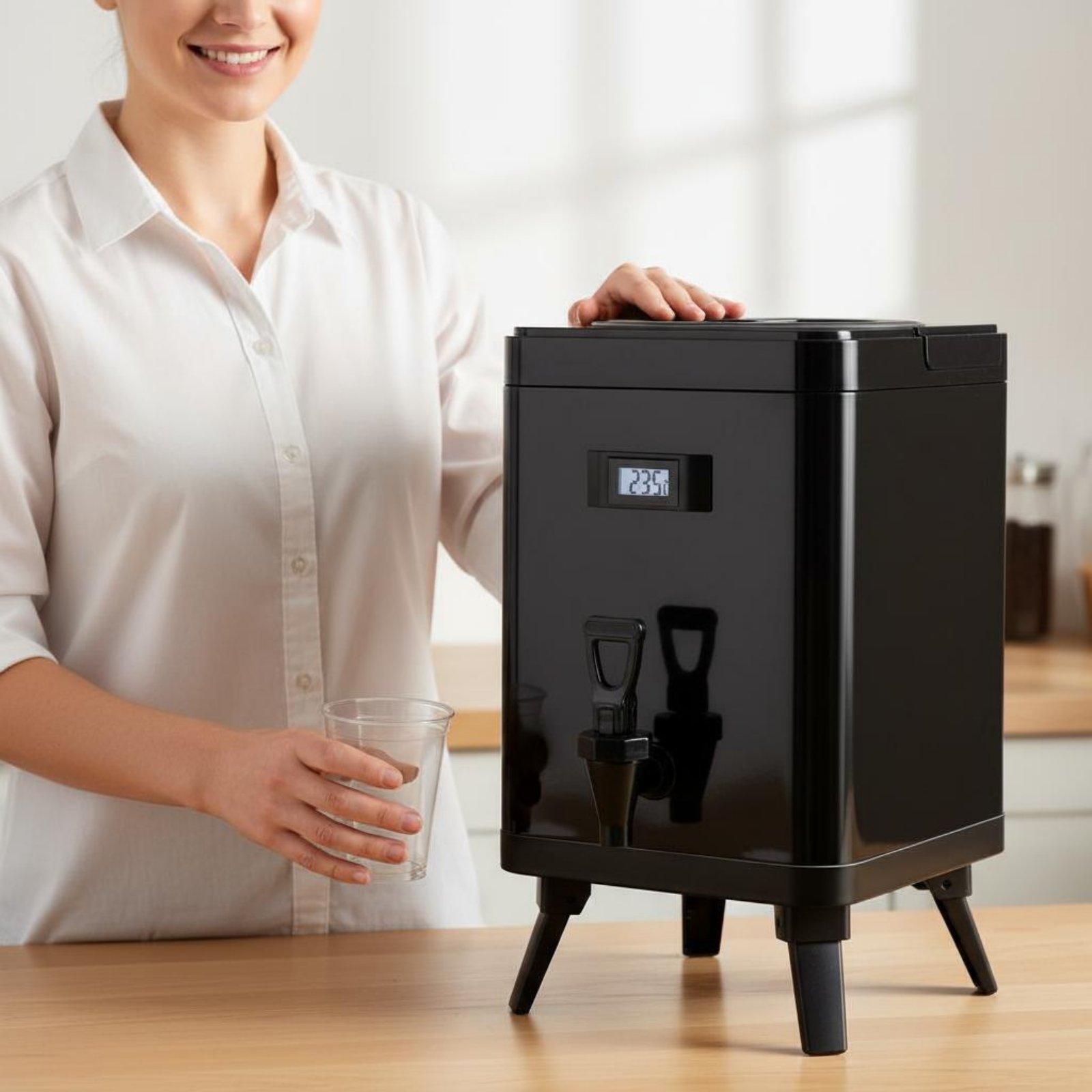 Coffee Tea Urn - Dispensador de Bebidas com Tripla Isolação,