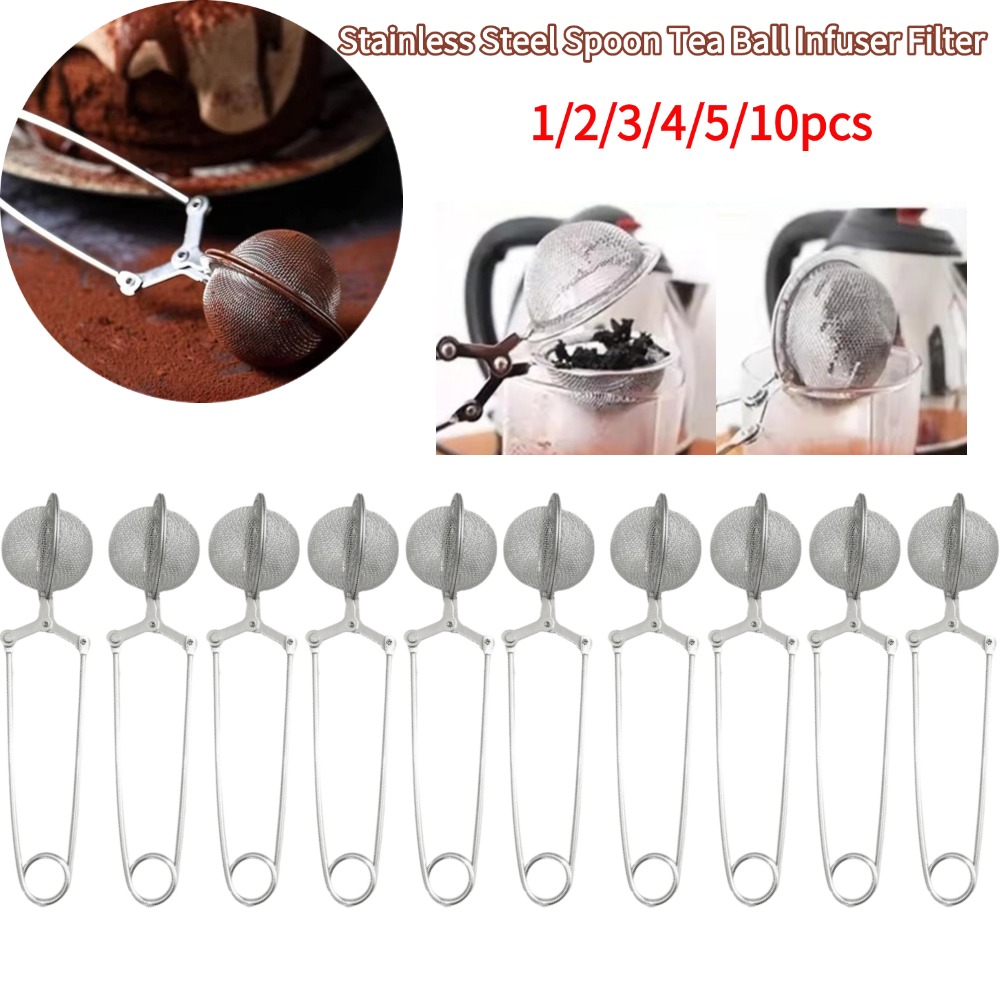 Coffee Tea Infusion - Colher de aço inoxidável, filtro infusor