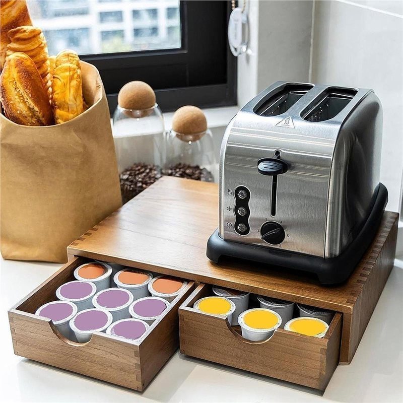 Organizador de Gaveta em Madei - Coffee Tea Drawer Organizer avaliação e preço