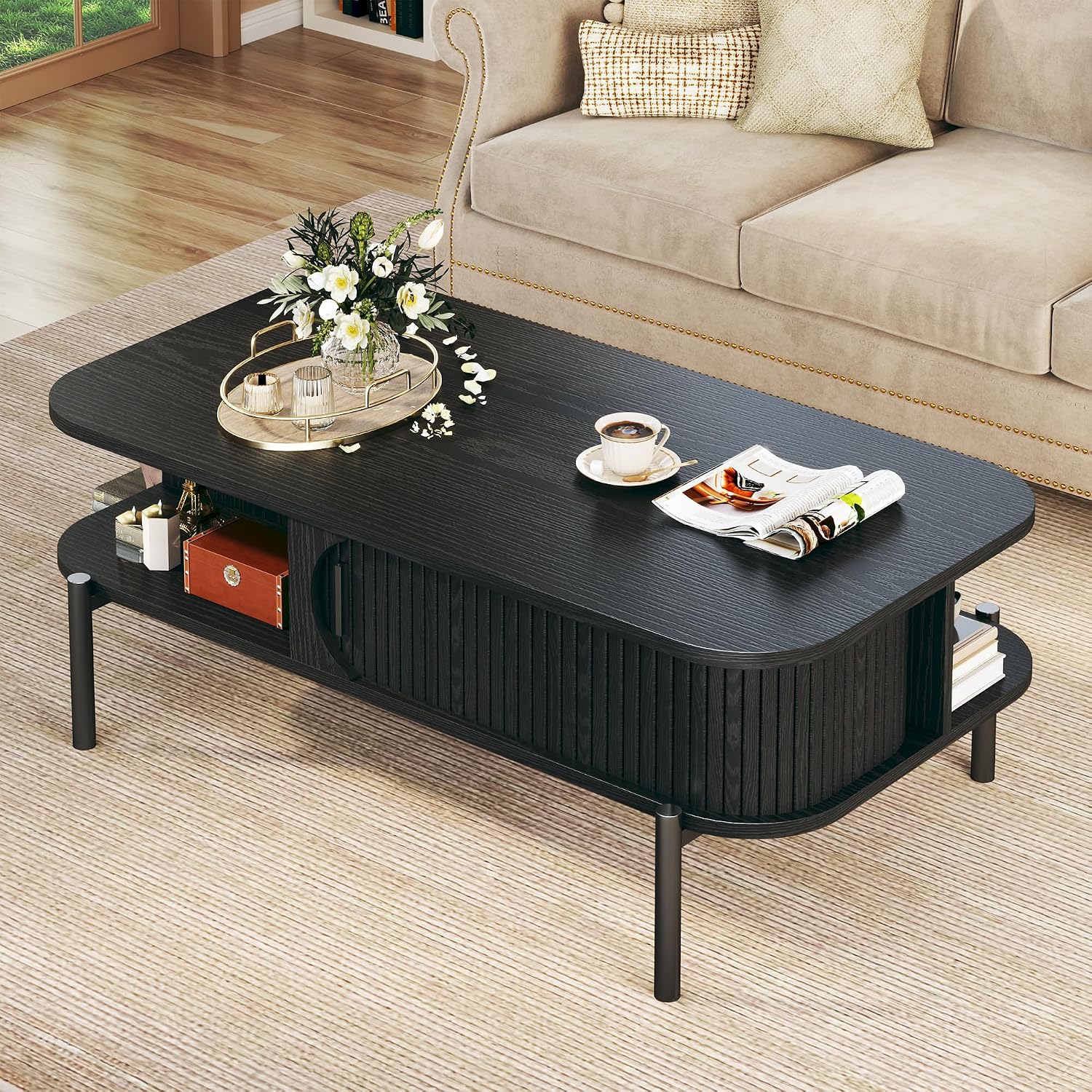 Mesa de Centro para Sala de Es - Coffee Tea Display avaliação e preço