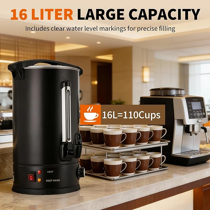 Urna de Café 14/16 Copos L, Ca - Coffee Tea Urn avaliação e preço