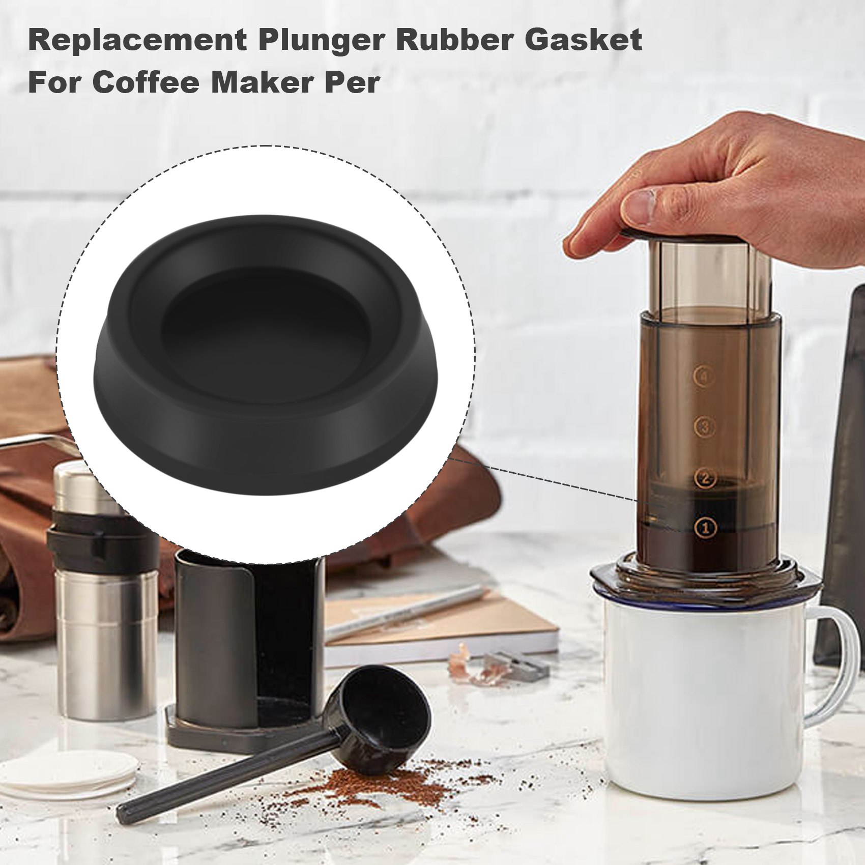 # Vedante de Borracha 59Z para - Aeropress Coffee Maker avaliação e preço