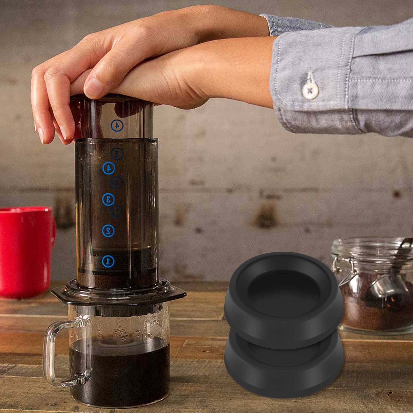 # Vedante de Borracha 59Z para - Aeropress Coffee Maker avaliação e preço