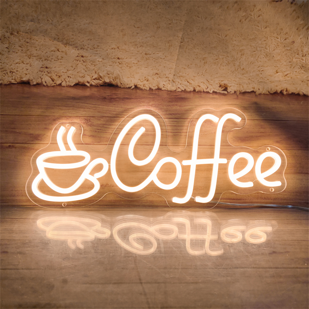 LED Coffee Neon Sign, USB Powe - Coffee Tea Neon Sign avaliação e preço