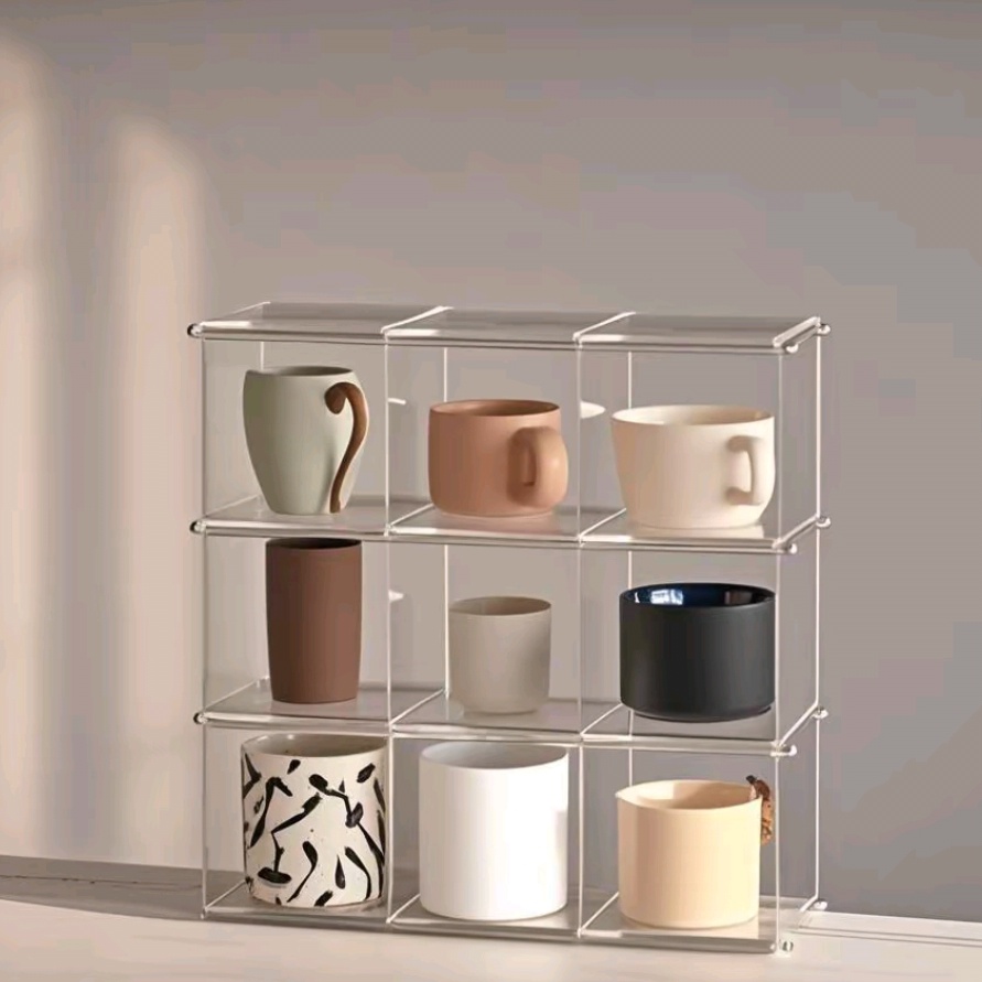 Prateleira de exibição acrílic - Coffee Tea Display avaliação e preço