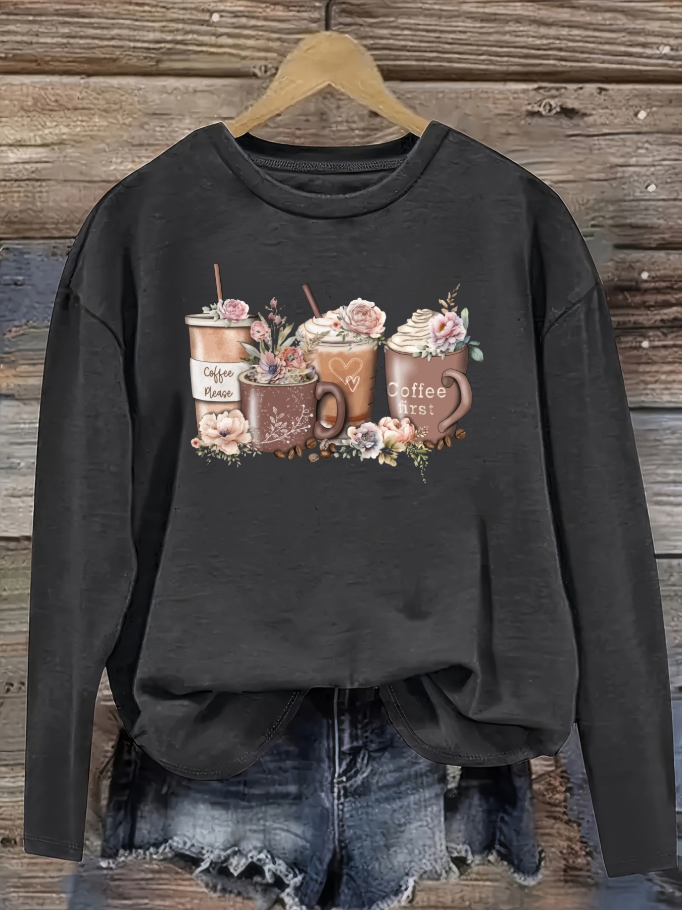 Camiseta Feminina Casual de Ma - Coffee & Tea Difabis avaliação e preço