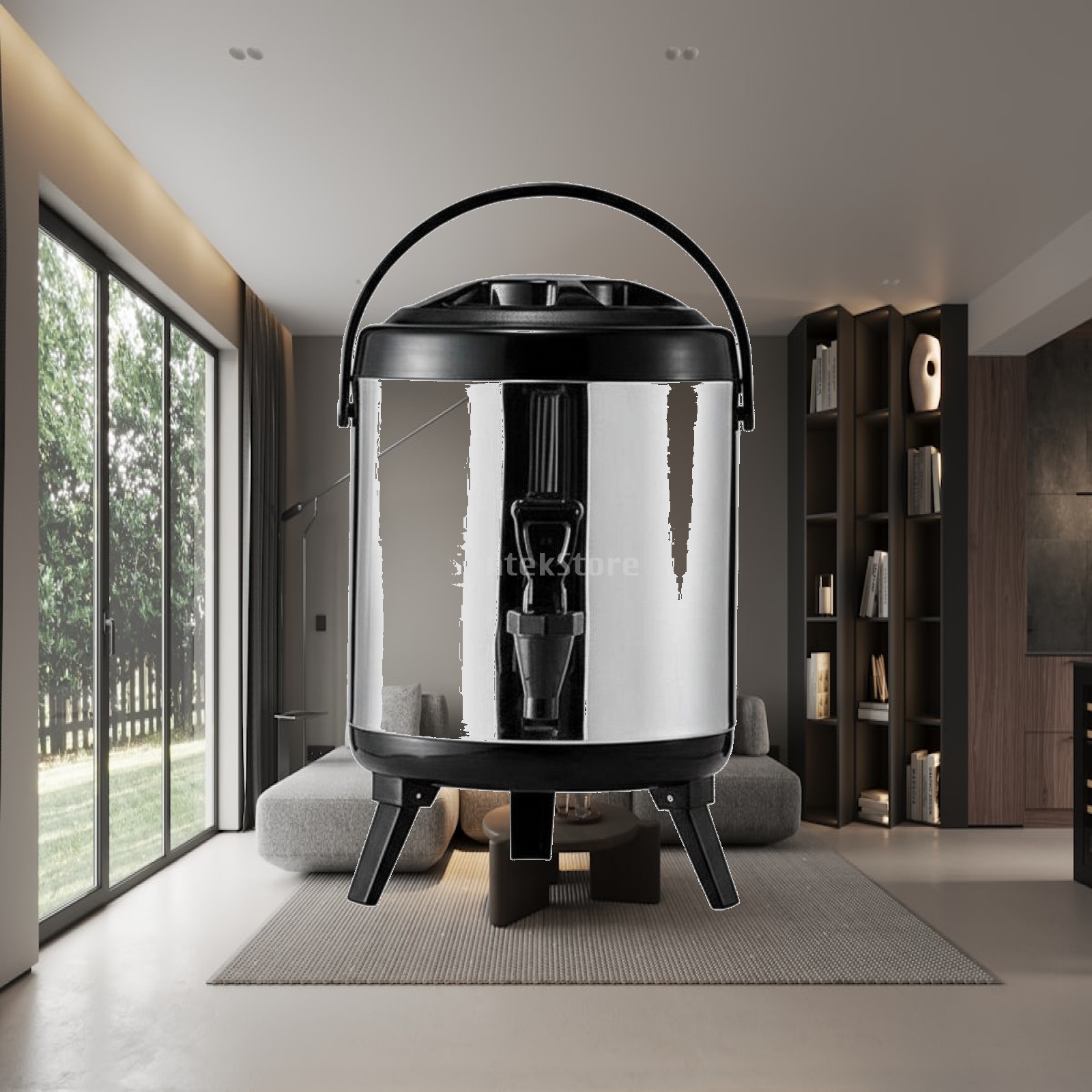 Dispensador de Bebidas Isolado - Coffee Tea Urn avaliação e preço