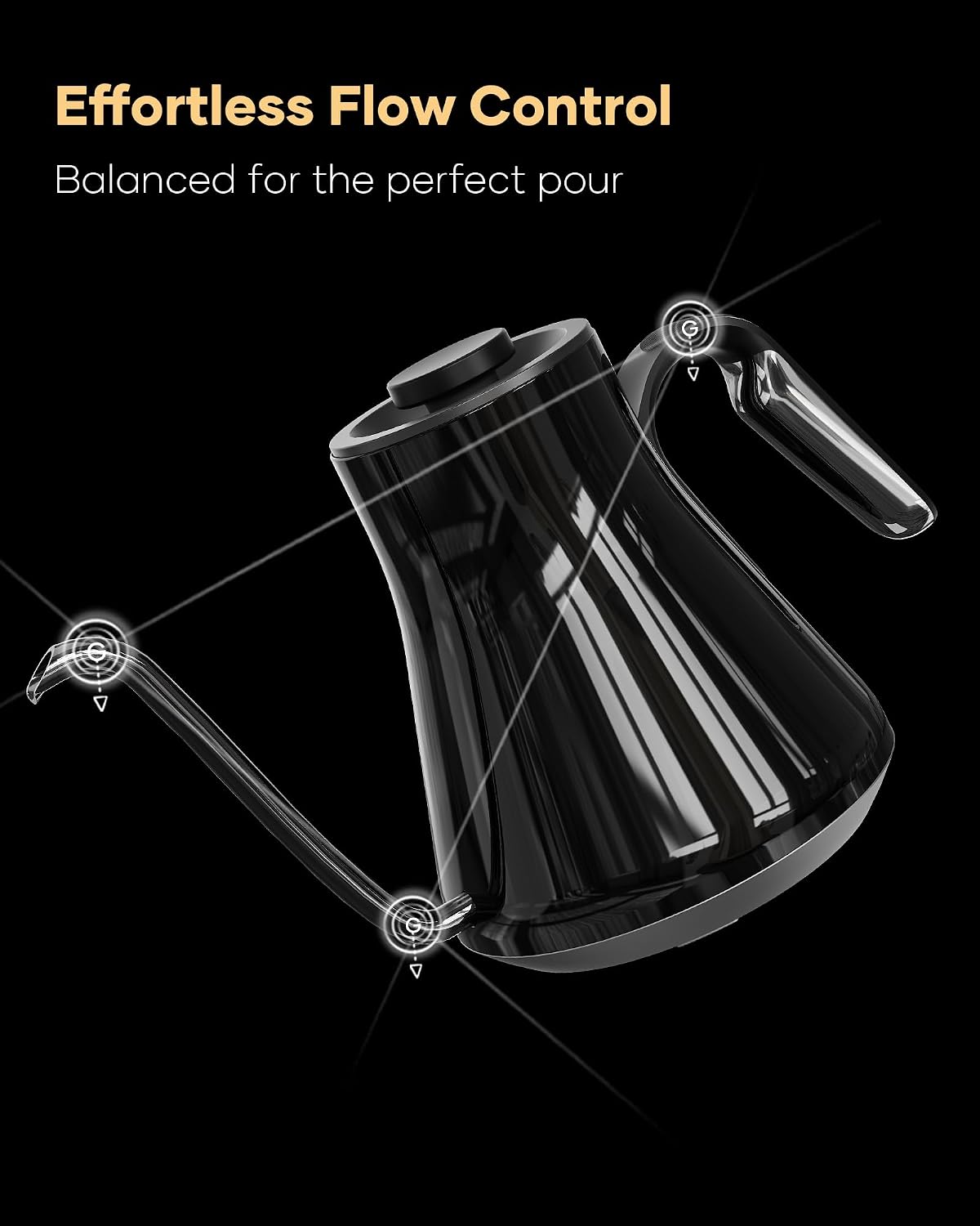Chaleira Elétrica Gooseneck, ± - Coffee Tea Brew avaliação e preço