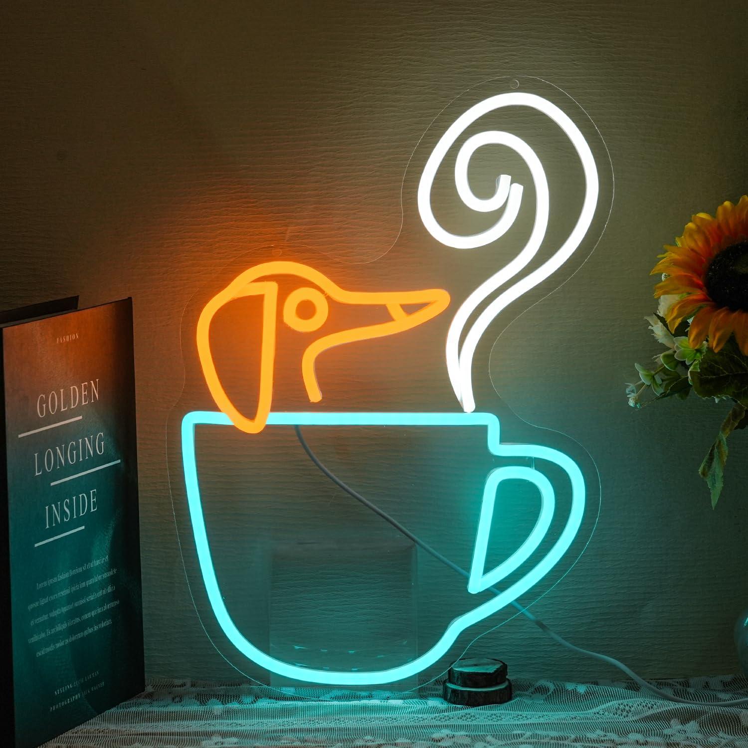 Letreiro de Neon em Forma de X - Coffee Tea Neon Sign avaliação e preço