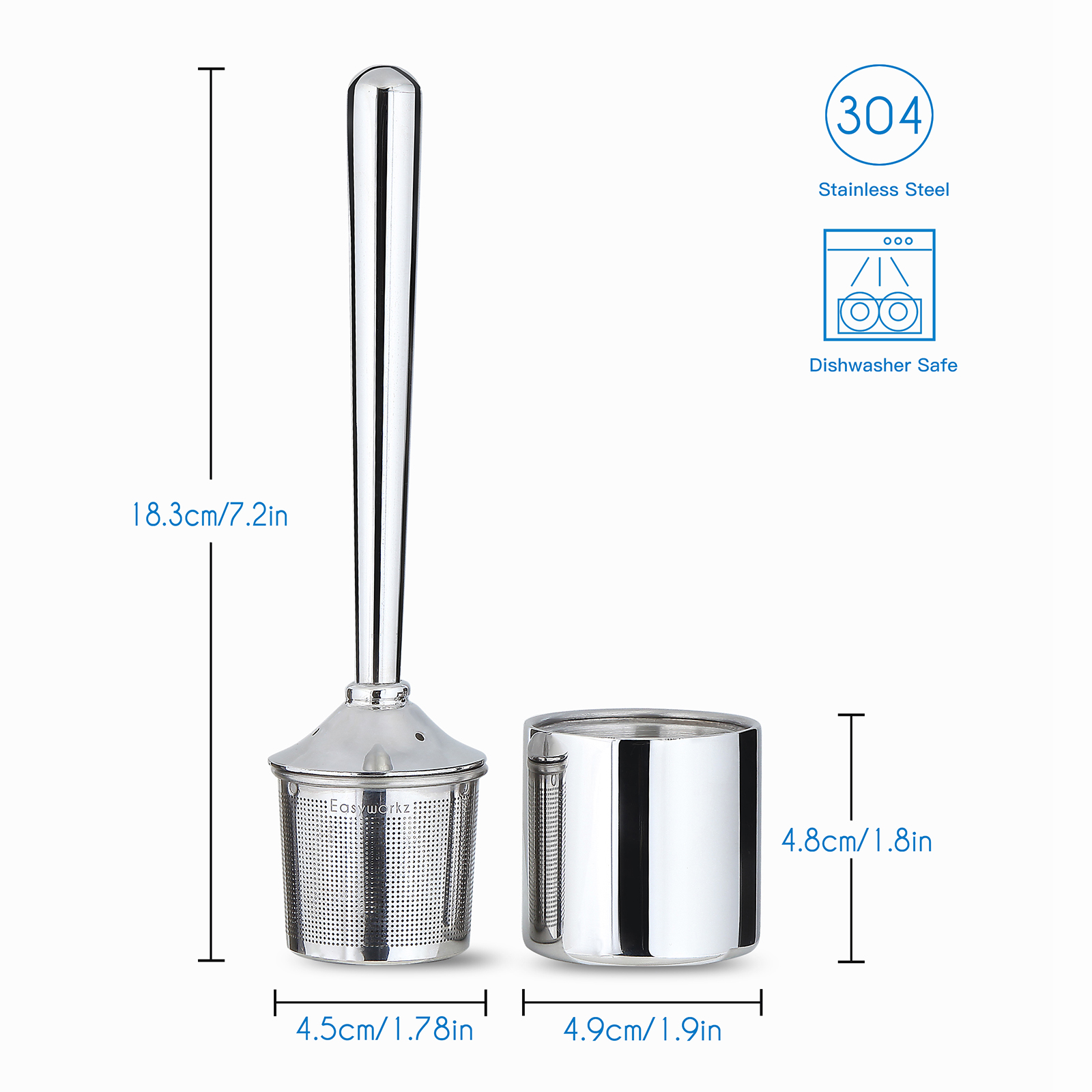 Infusor de Chá em Aço Inoxidáv - Coffee Tea Infusion avaliação e preço