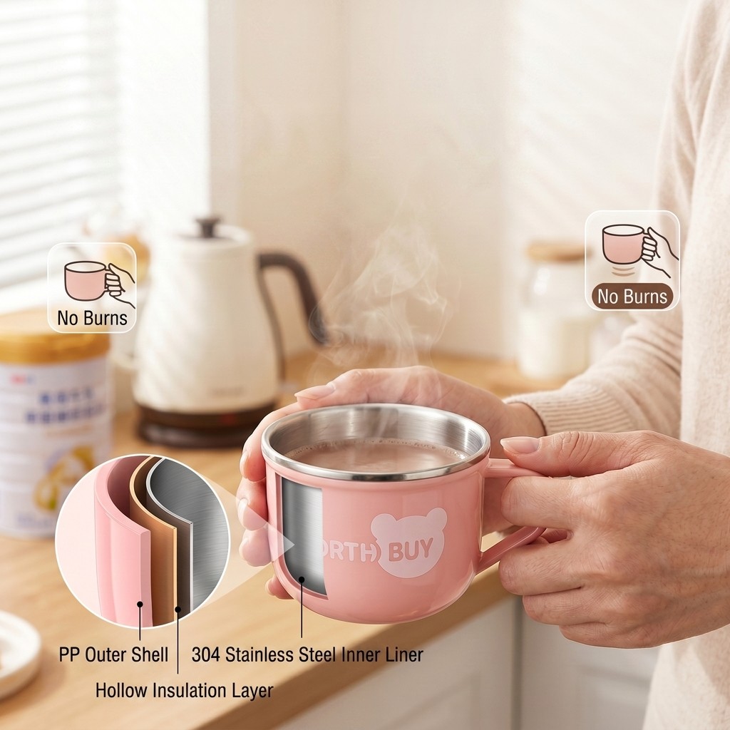 Caneca de Café Fofa em Aço Ino - Coffee Tea Flask avaliação e preço