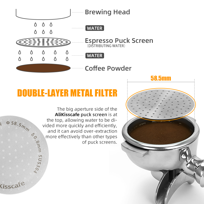 Alikisscafe tela de disco de c - Coffee Tea Holder avaliação e preço