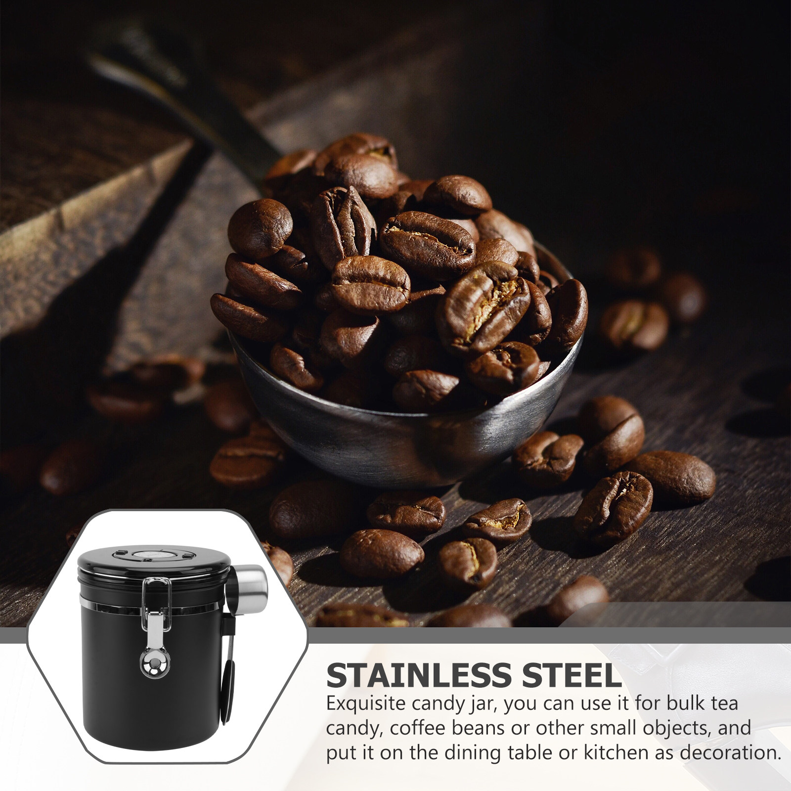 1 unidade – Recipiente para ar - Coffee Tea Containers avaliação e preço