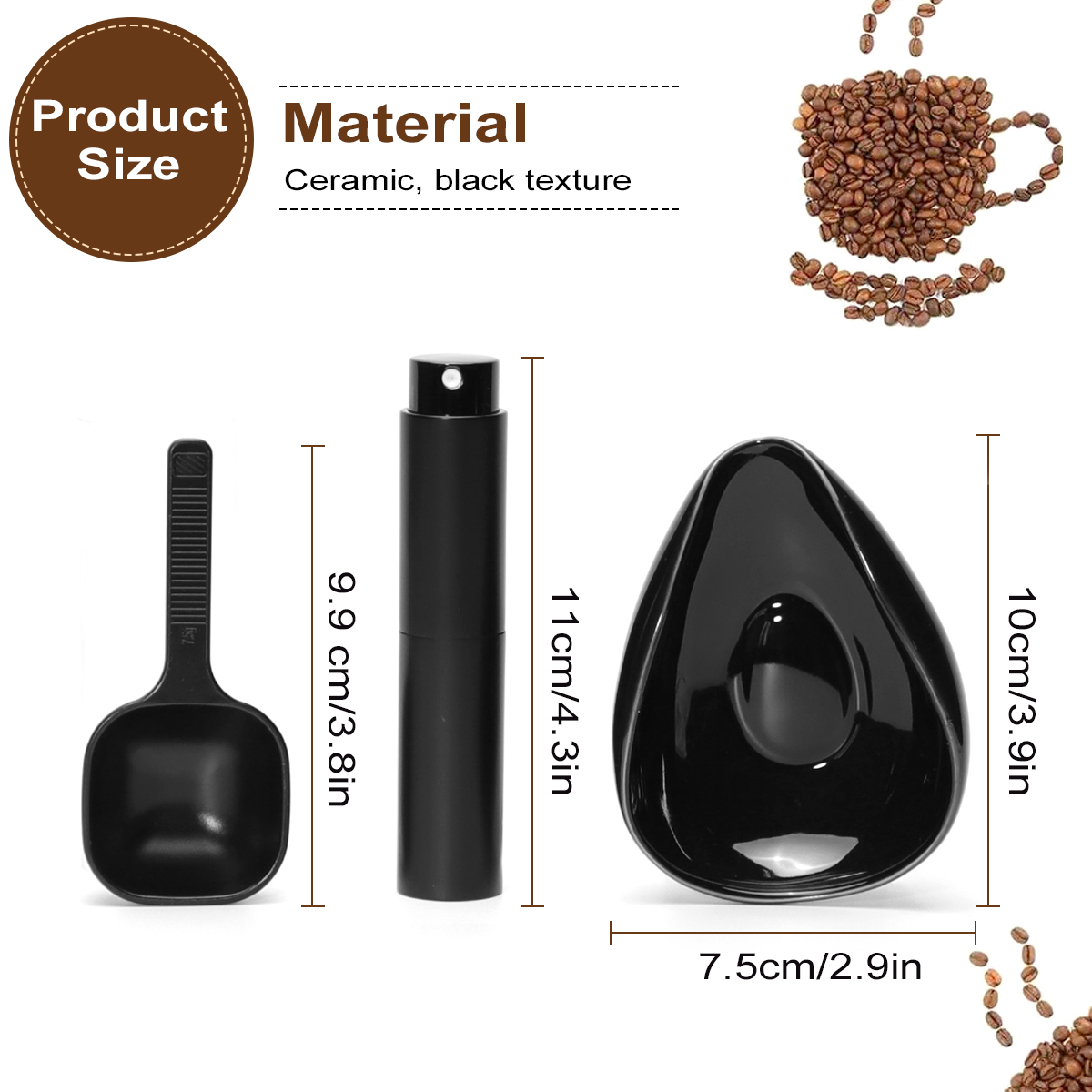 Conjunto de copo e colher dose - Coffee Tea Essentials avaliação e preço