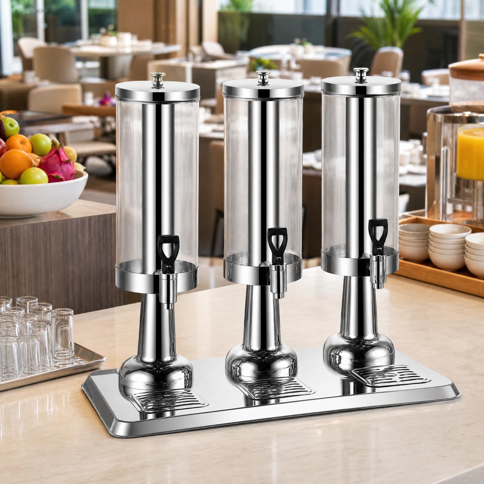 Dispensador de Bebidas de Três - Juice Tea Coffee avaliação e preço