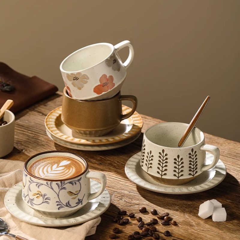 Copo de cerâmica retrô, cerâmi - Coffee Tea Flask avaliação e preço