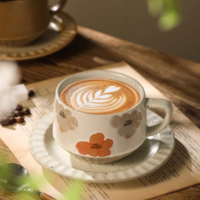 Copo de cerâmica retrô, cerâmi - Coffee Tea Flask avaliação e preço