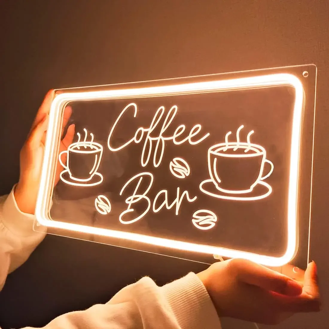 Barra de café sinal de néon le - Coffee Tea Neon Sign avaliação e preço