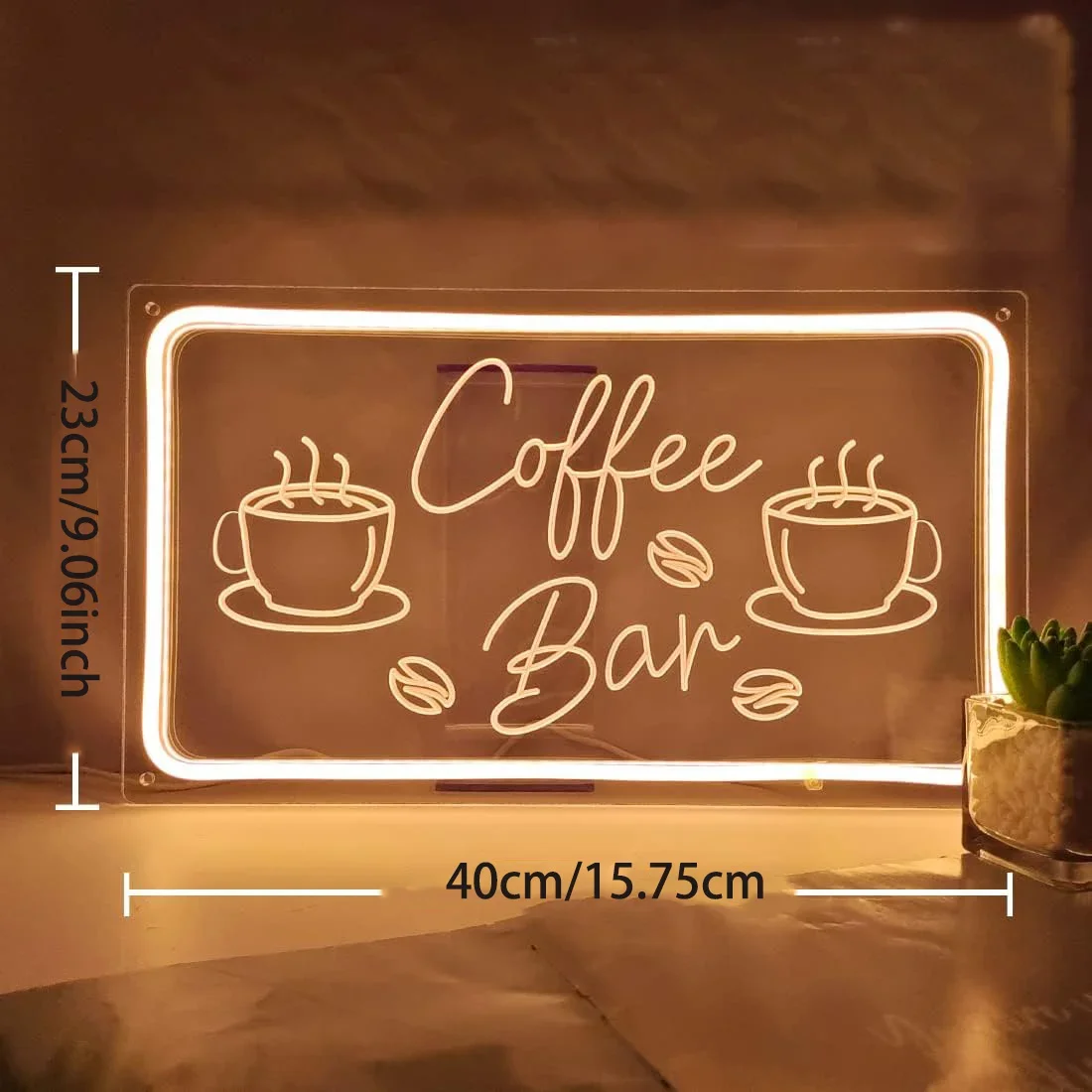 Barra de café sinal de néon le - Coffee Tea Neon Sign avaliação e preço