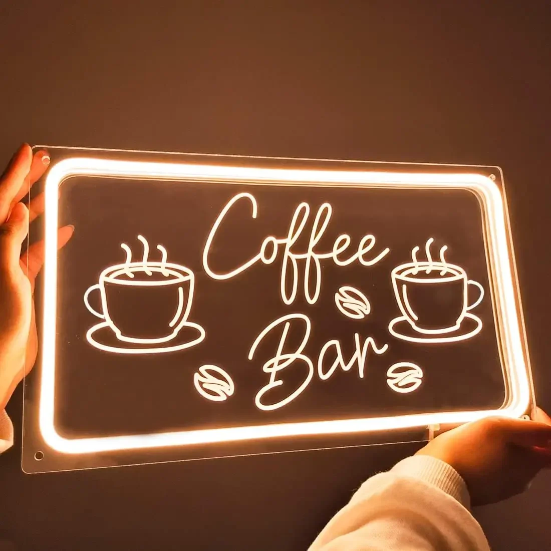 Barra de café sinal de néon le - Coffee Tea Neon Sign avaliação e preço
