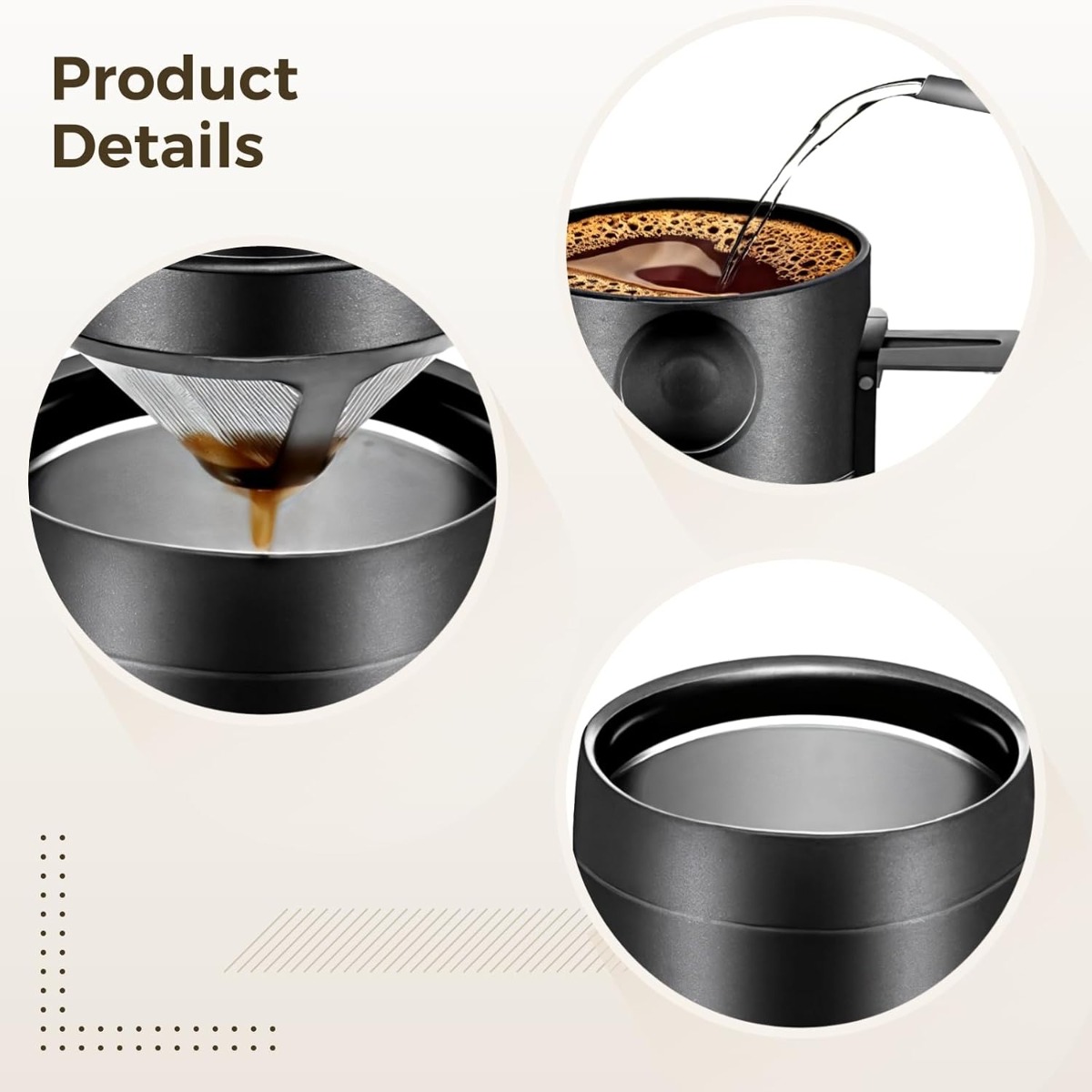 Caneca de Café em Aço Inoxidáv - Coffee Tea Flask avaliação e preço