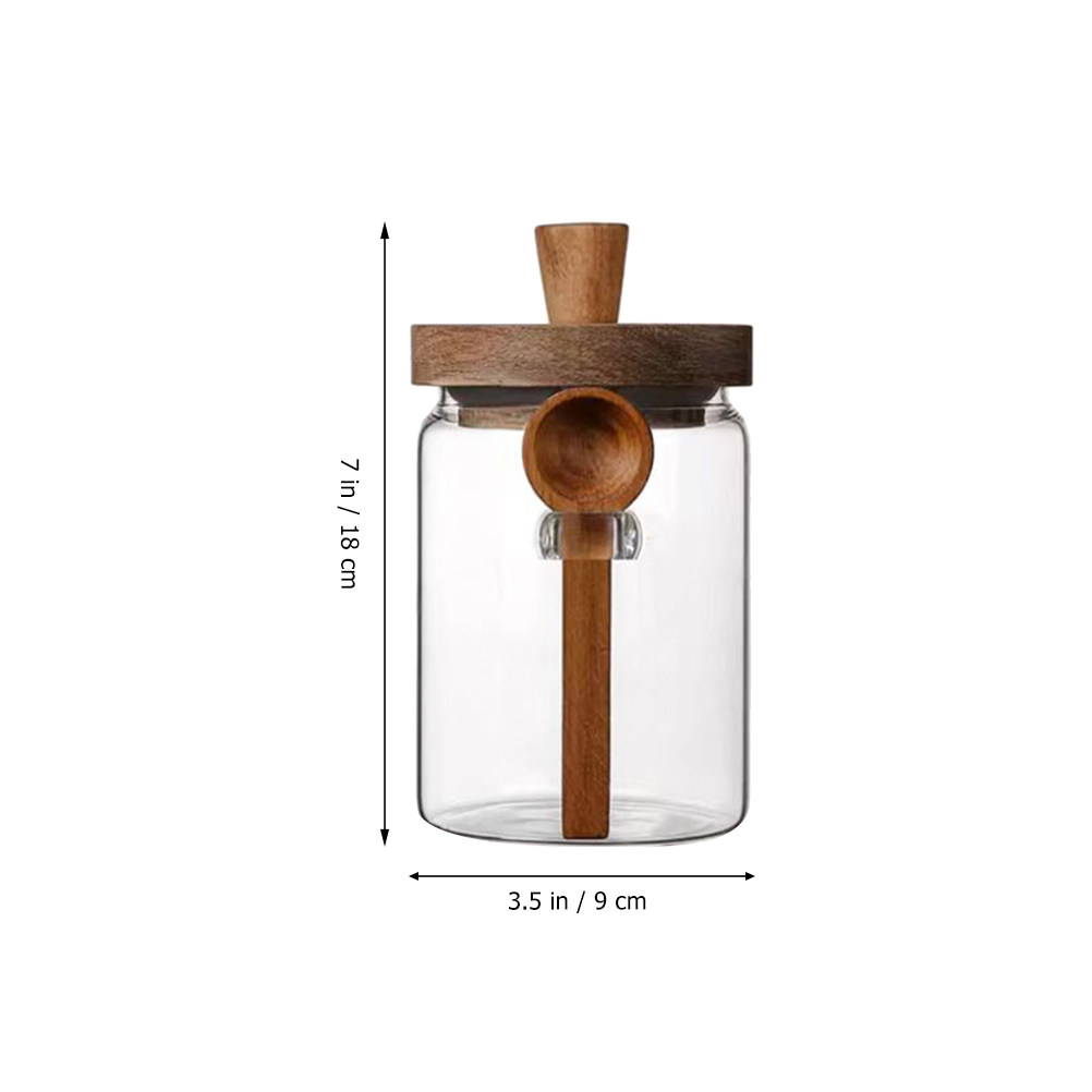 Pote de Vidro Transparente par - Coffee Tea Containers avaliação e preço