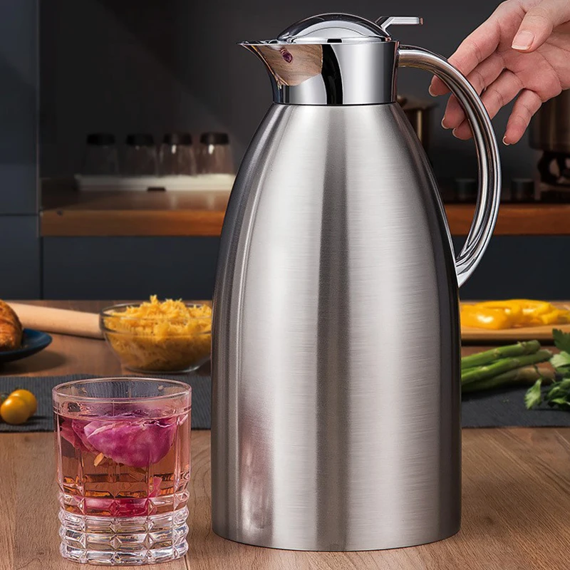 Garrafa Térmica de Aço Inoxidá - Coffee Tea Flask avaliação e preço