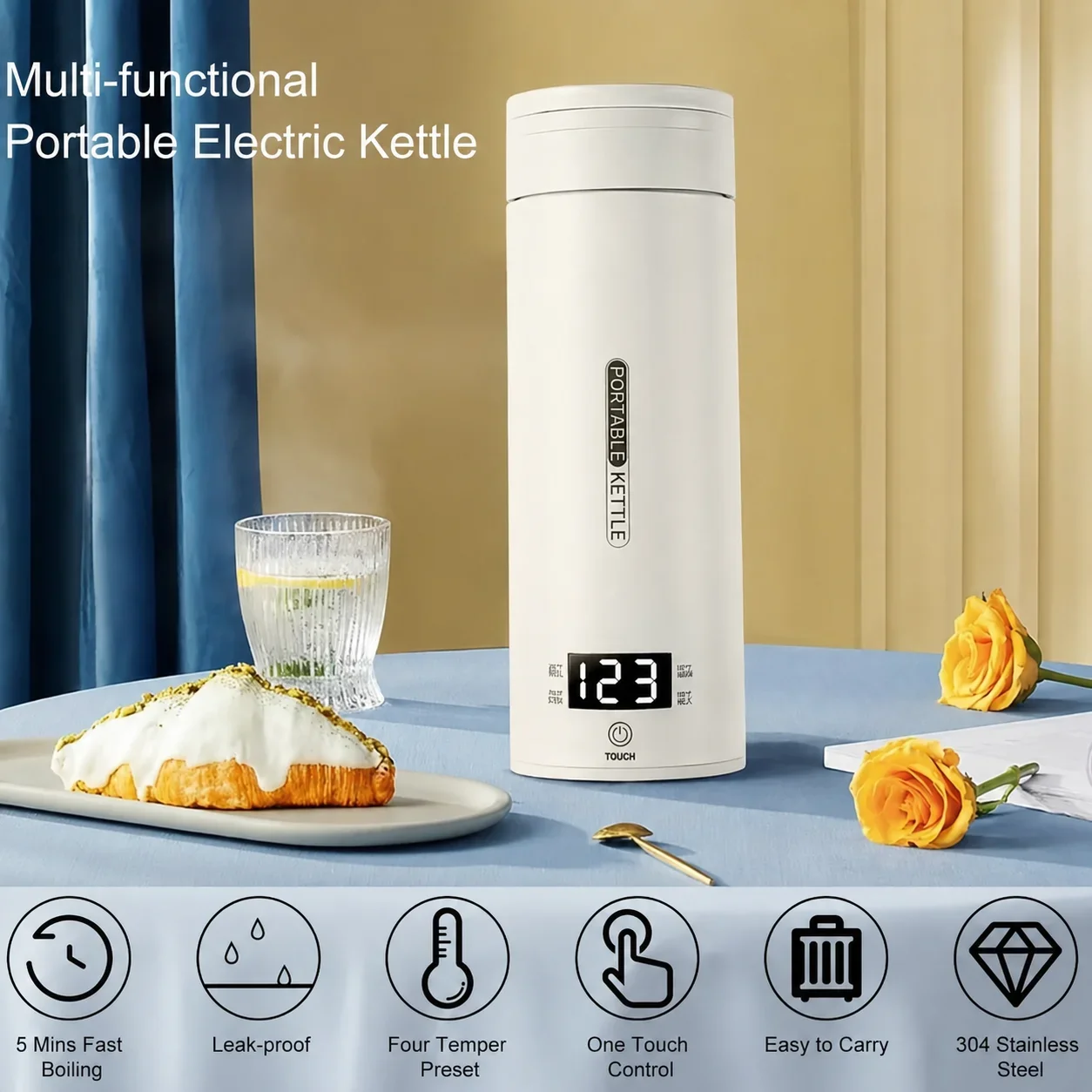 Chaleiras Elétricas de 450ML,  - Coffee Tea Menu avaliação e preço