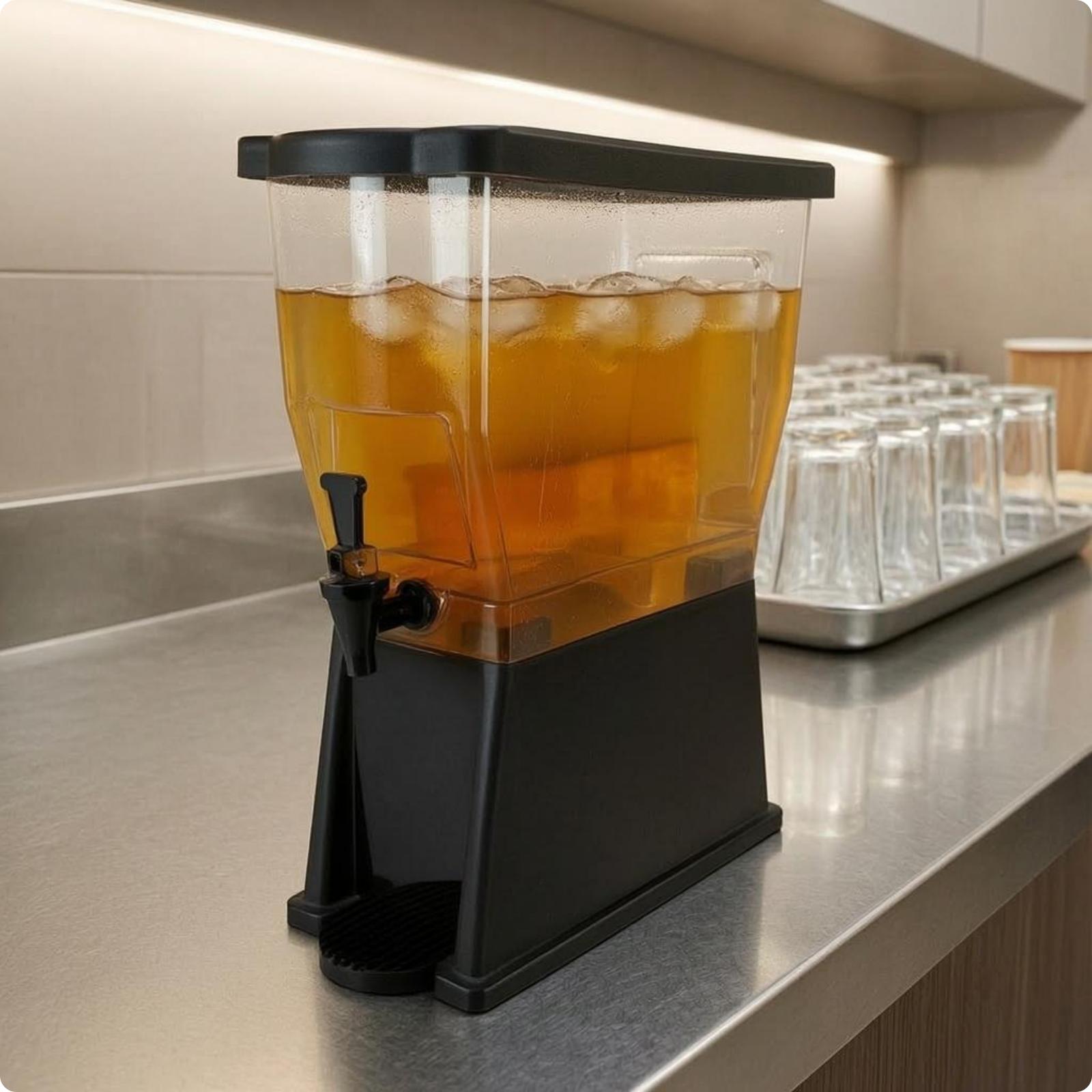Dispensador de Bebidas Retangu - Coffee Tea Containers avaliação e preço