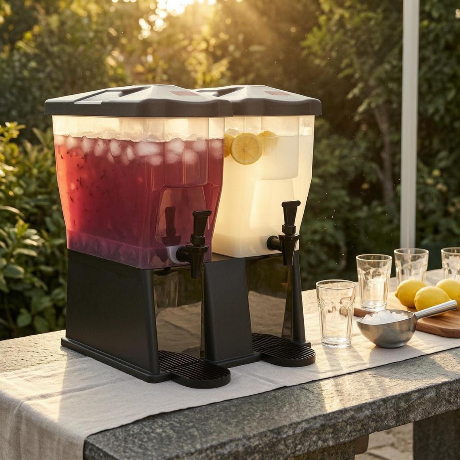 Dispensador de Bebidas Retangu - Coffee Tea Containers avaliação e preço