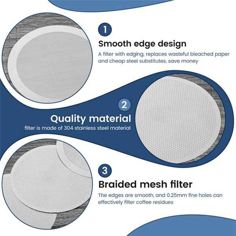 J1UL1N Pacote com 30 filtros d - Aeropress Coffee Maker avaliação e preço