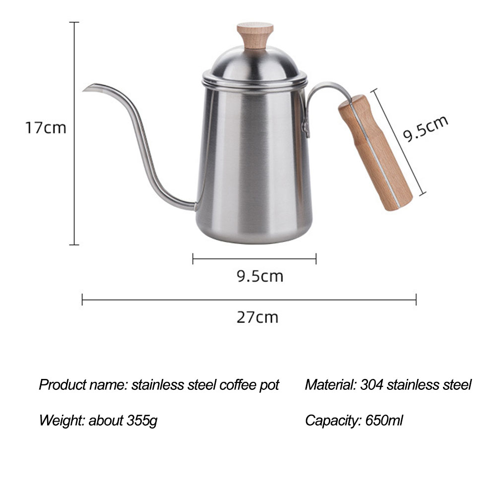 Chaleira de café com pescoço d - Coffee Tea Brew avaliação e preço