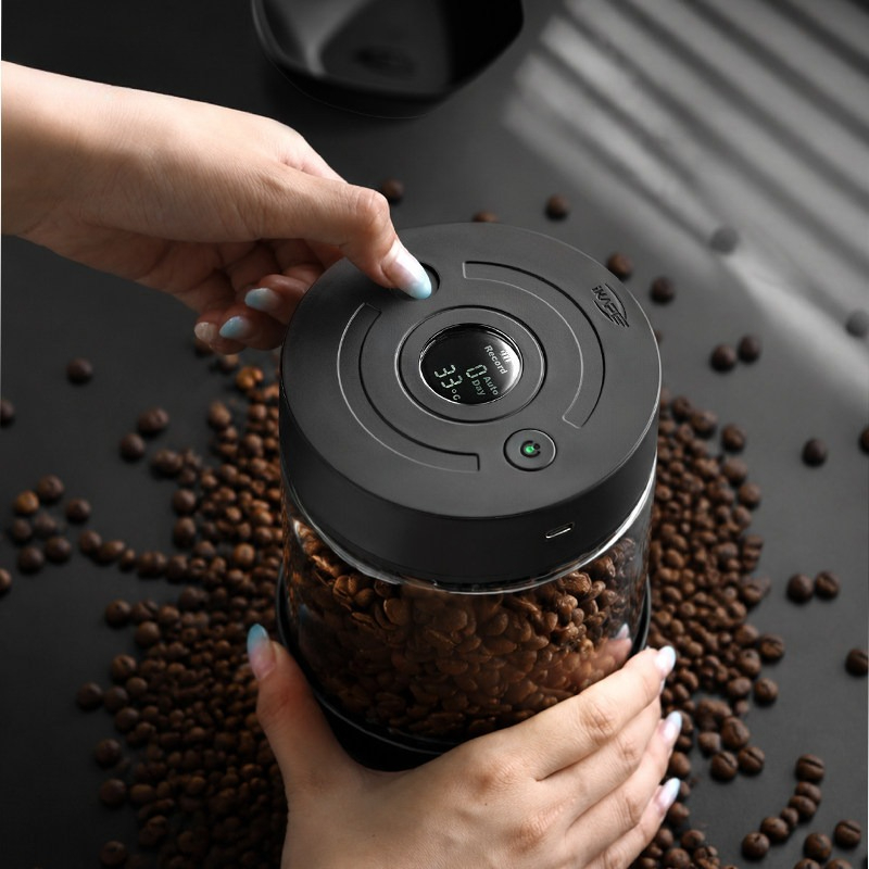 Tanque selado para grãos de ca - Coffee Tea Display avaliação e preço