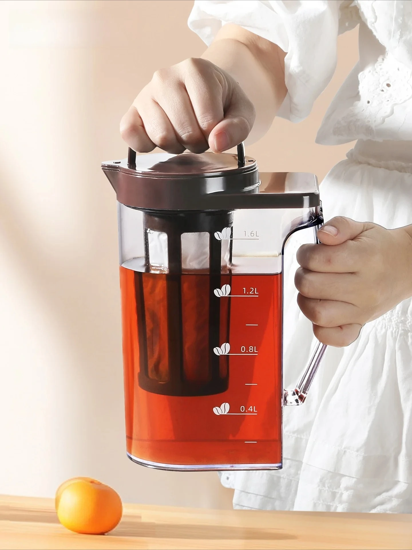 Jarra de Plástico de Grande Ca - Coffee Tea Brew avaliação e preço