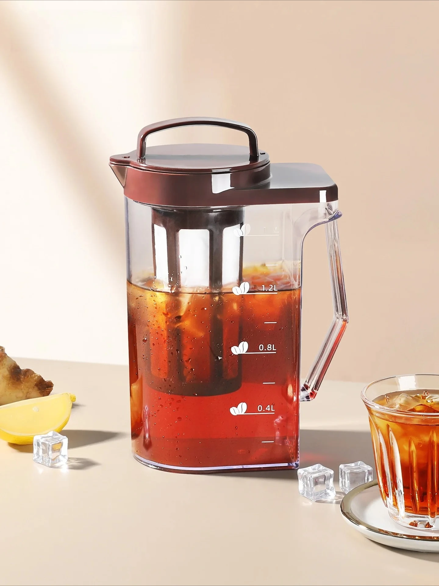 Jarra de Plástico de Grande Ca - Coffee Tea Brew avaliação e preço