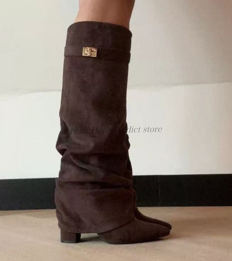 Botas femininas de camurça caf - Coffee Tea Drinks avaliação e preço