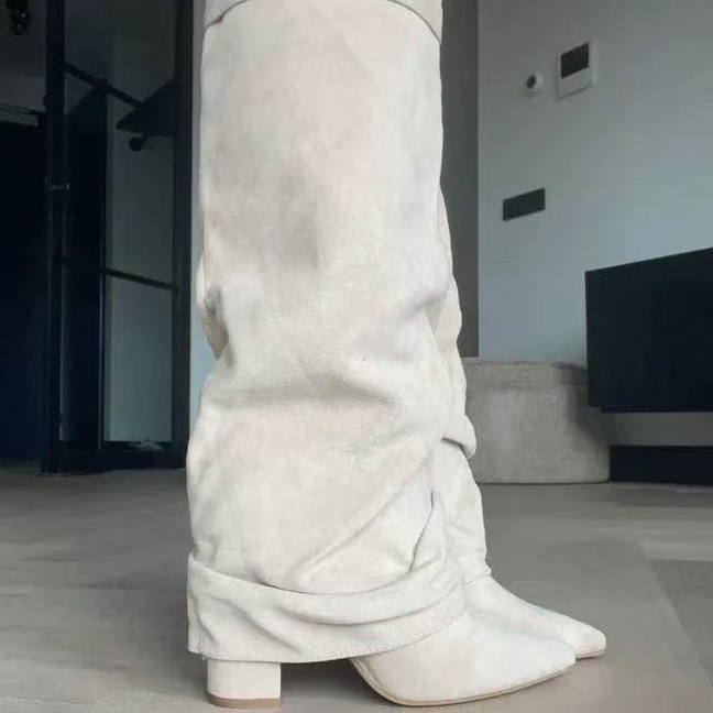 Botas femininas de camurça caf - Coffee Tea Drinks avaliação e preço